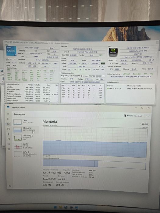 PC Gaming Intel RTX 4060
