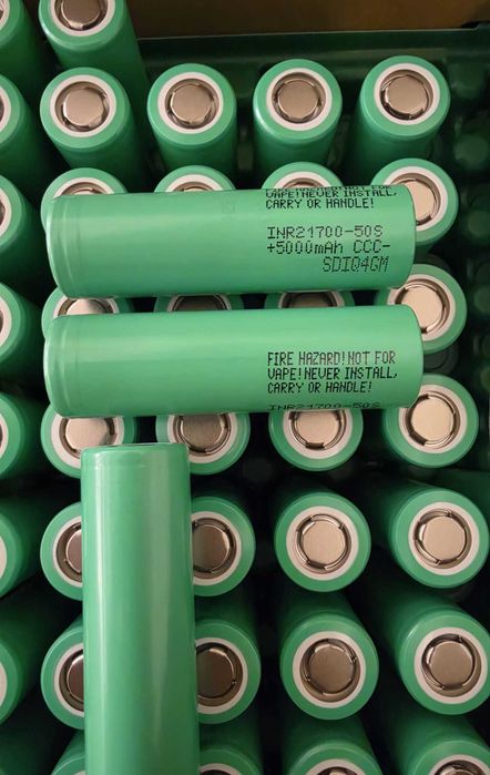 Акумулятор Samsung 21700 50S 5000mAh 25A- 100% оригінал .нові (Малайзія)