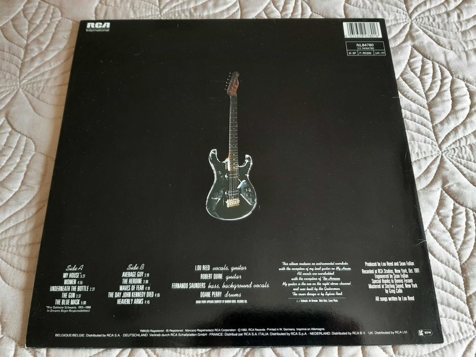 Lou Reed - The Blue Mask - Europa - Vinil LP