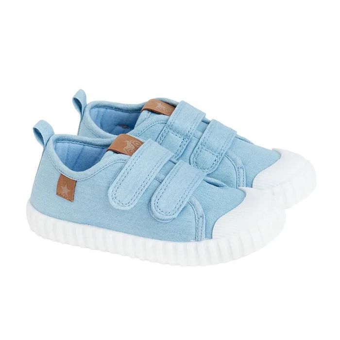 Barefoot zdrowa stopa buciki chłopięce 22 rozmiar niebieskie trampki