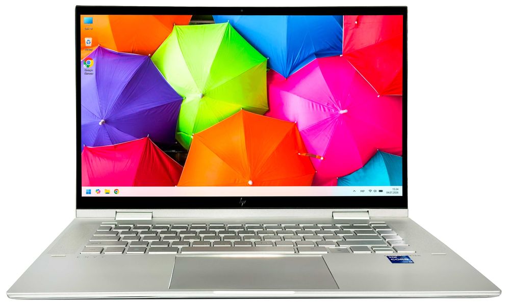 Ноутбук HP Envy x360 15t-es100: Core i7-1195G7/16 ГБ/SSD 256ГБ/15.6" IPS, Multi-touch