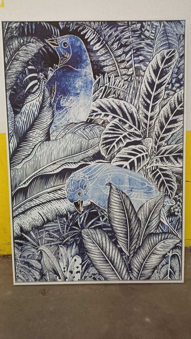 Tela 123x83cm ABSTRACT