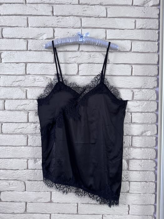 Блузка майка з мереживом