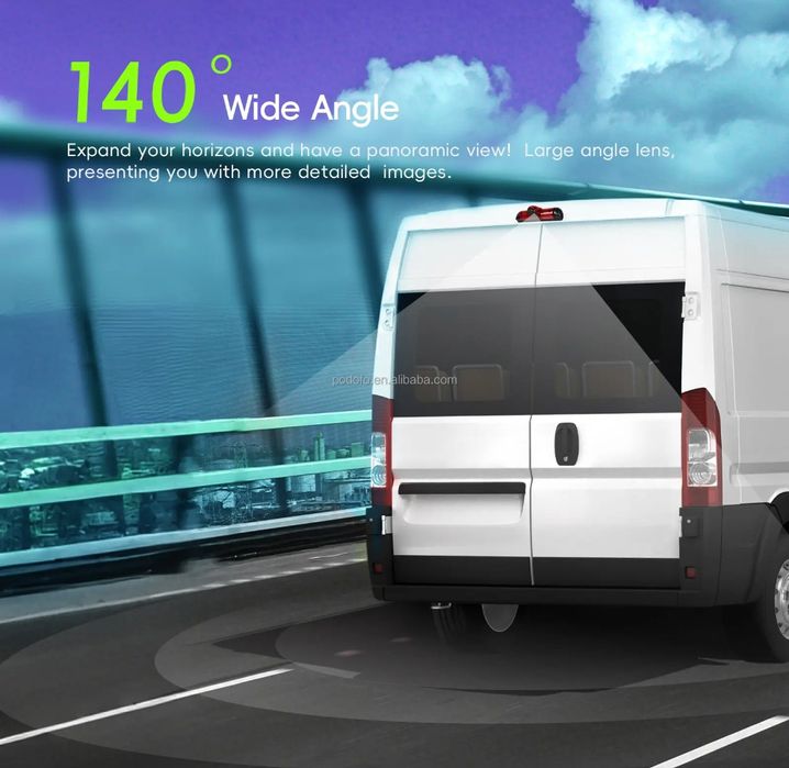 Luz de travão c/ câmara de marcha-atrás HD Fiat Ducato Peugeot Citroen