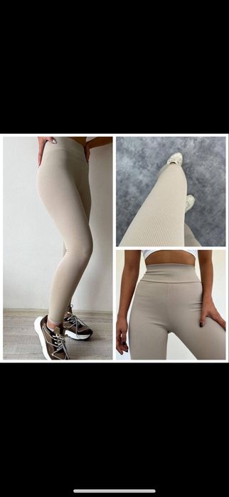 Лосини в рубчик батал норма на флісі / без з подвійним поясом Туреччи