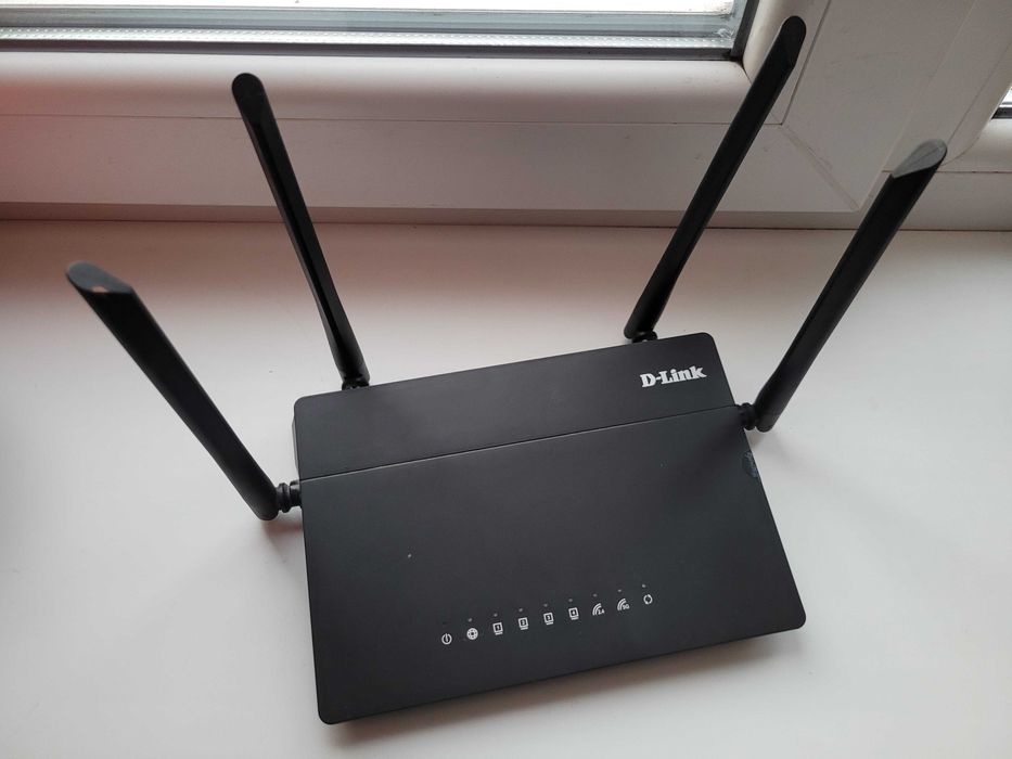 Wi-Fi роутер D-LINK DIR-822 AC1200 2.4GHz + 5GHz без блока питания