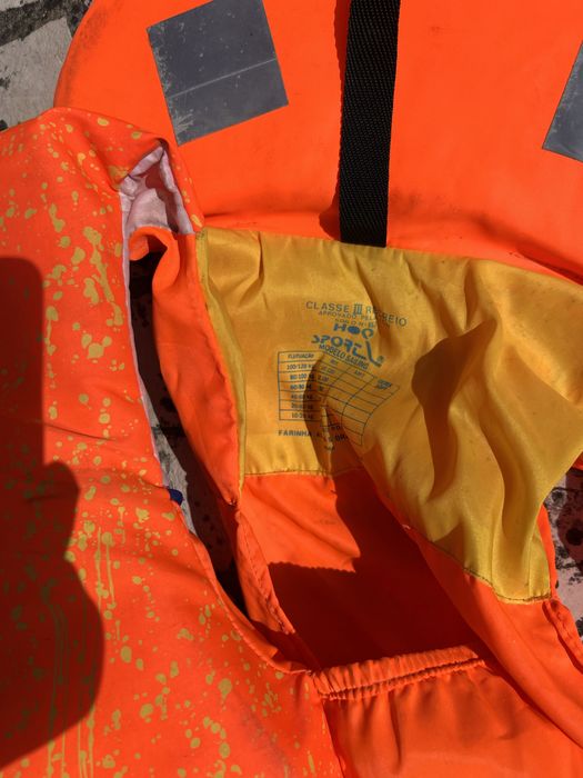 Colete salva vidas pesca barco homologado