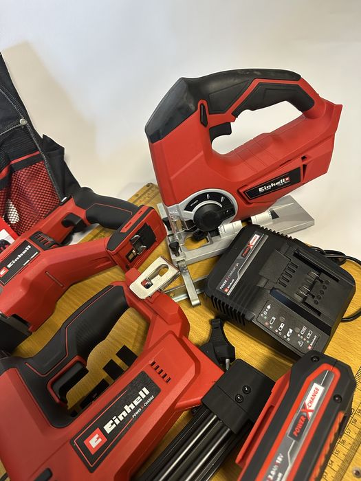 Продам свій власний набір лобзик степлер перфоратор шабельна Einhell
