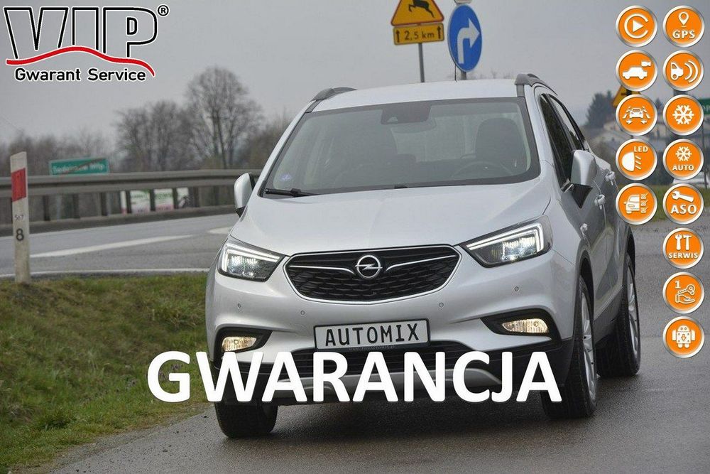 Opel Mokka X 1.6 Benzyna Full LED nawi kamera hak Car Play Android bezwypadkowy
