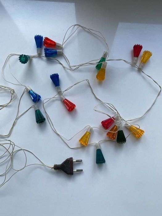 гірлянда новорічна ссср вінтажна