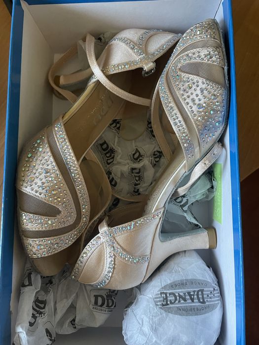 Buty taneczne,, praktycznie jak nowe, rozmiar 38