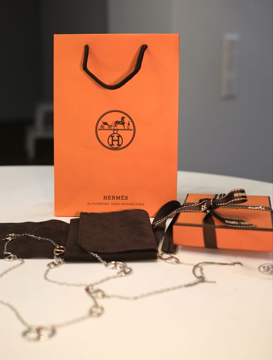 Ланцюжок для шиї у стилі Hermes Farandole 120 см.Намисто колье цепочка