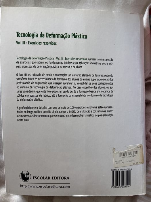 Livros - Livros “Tecnologia Mecânica”