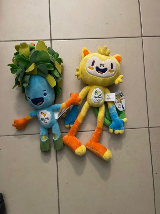 Rio 2016 Olympic Mascots Plush Toy: Tom and Vinícius