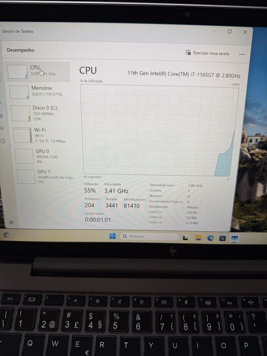Portátil HP ZBook Firefly Workstation G8 14” i7 11th 32GB RAM 512GB M2 Nvidia Quadro T500 4GB