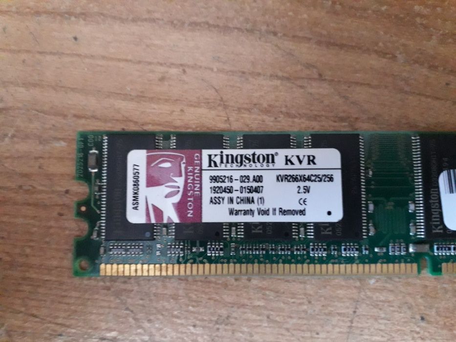 Placa RAM 256 mb KINGSTON para computador fixo
