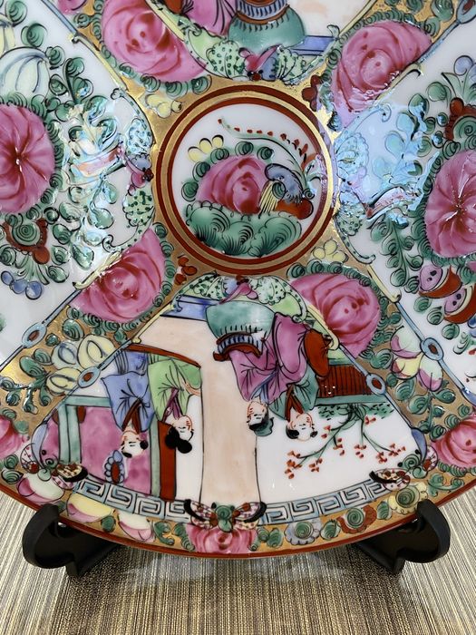 Prato de pocelana antiga chines