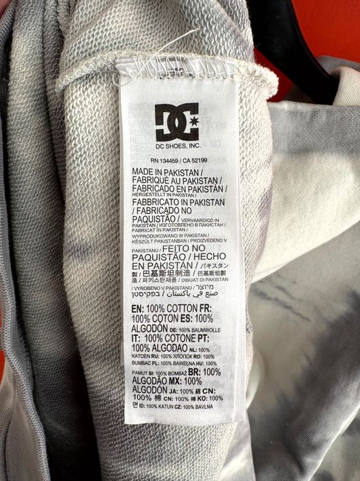 DC SHOES Оригінал чоловіча кофта з капюшоном худі розмір M L