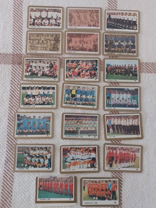 Calendários Selecçoes futebol