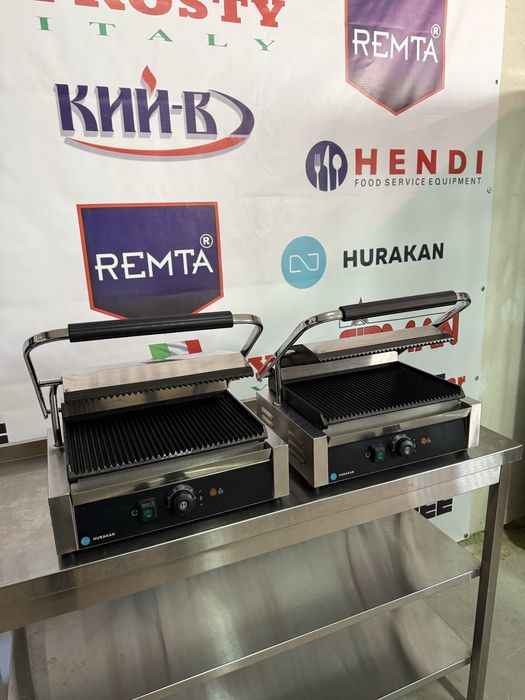 Гриль Hurakan Прижимний-Контактний Для Шаурми!
