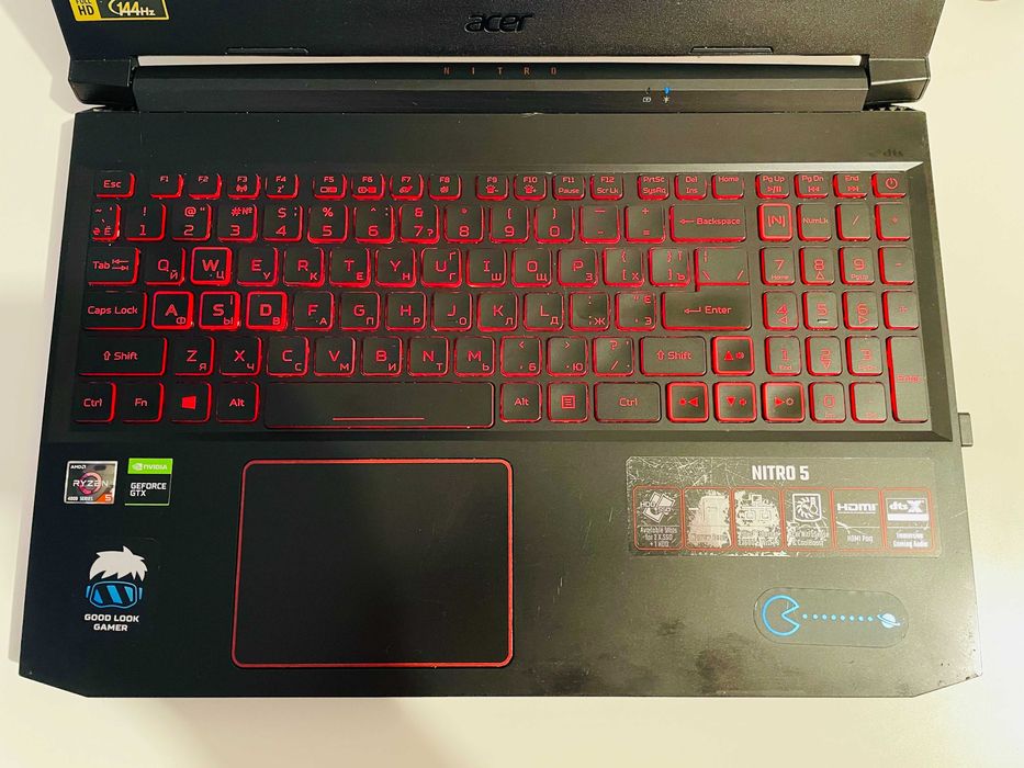 Ноутбук Acer Nitro 5 Ryzen 5 / 16RAM / 500SSD / GTX 1650Ti 4GB [144Hz]
