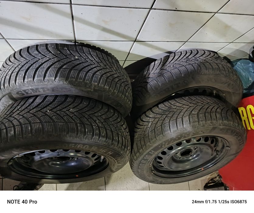 Opony Zimowe Hyundai Kona | Semperit 205/60 R16 | TPMS | Jak NOWE