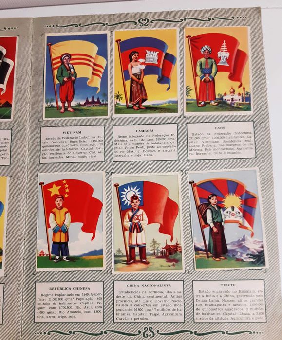 Caderneta de Cromos "Bandeiras do Universo"