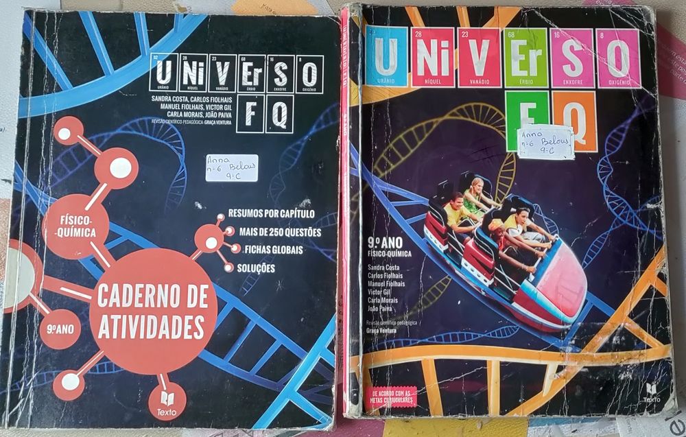 Livros escolares 9 ano