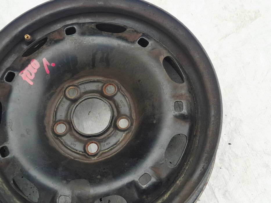 felga stalowa seat ibiza iv 4 6j0 vw polo v 5 6r0 skoda fabia ii 2 5j0 5j 14 cali et 35 6q0601027r
