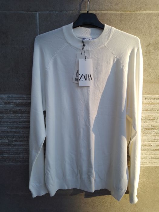 Camisola branca Zara XL
