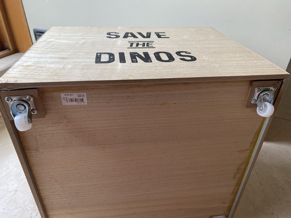 Caixa Maison du monde save the dinos