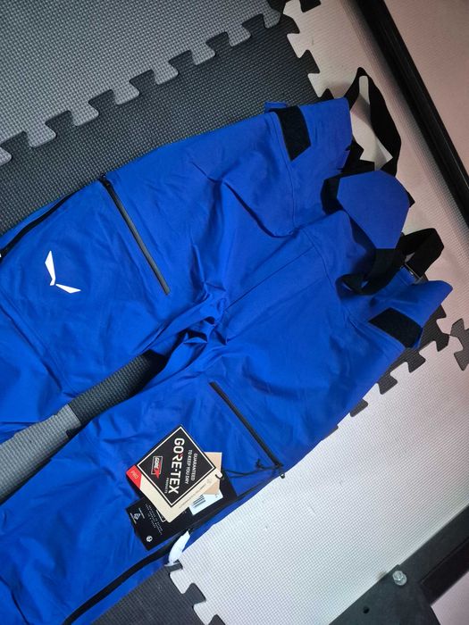 Nowe męskie extra spodnie membranowe hardshell Salewa Goretex PRO 50/L