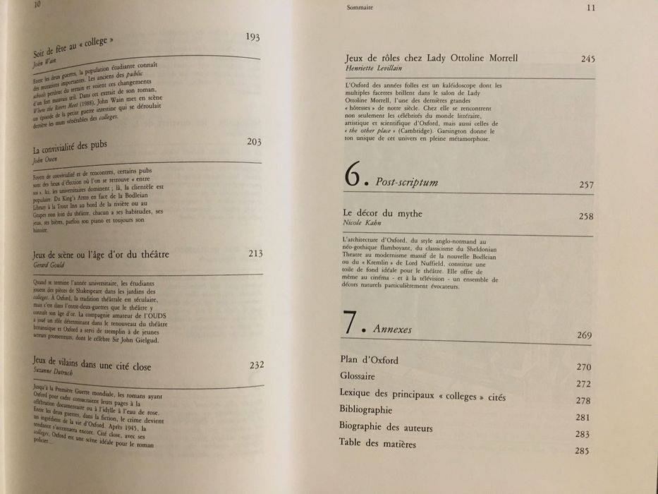 La Curiosité. Vertiges du Savoir / Oxford 1919/1939