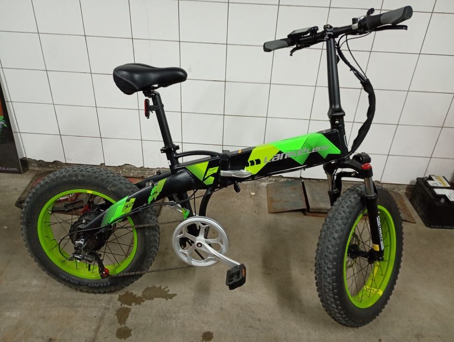 lankeleisi x2000 plus black green rower elektryczny 45km/h