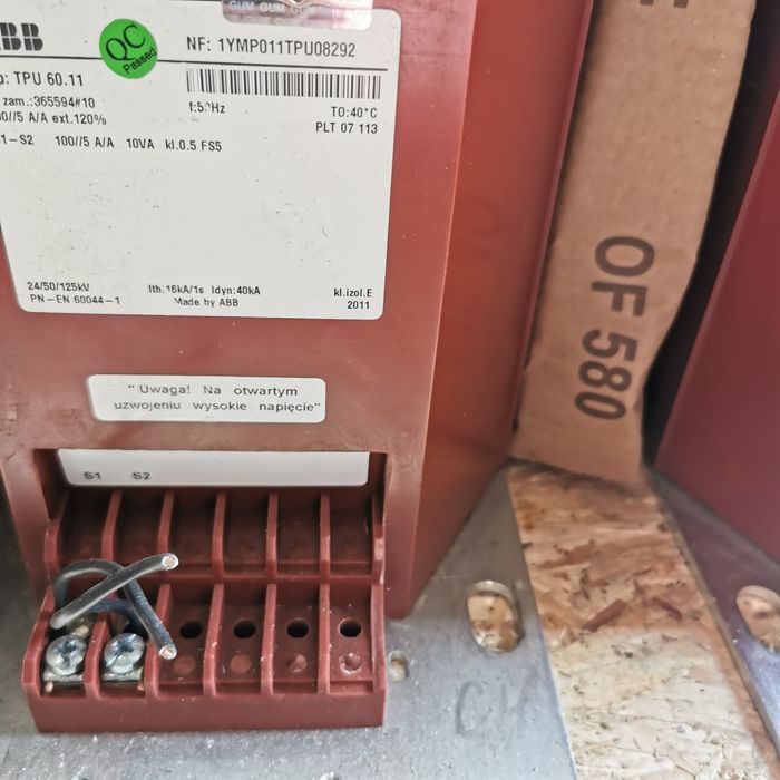 Przekładnik TPU 60.11 100/5 ABB UMZ 24/1