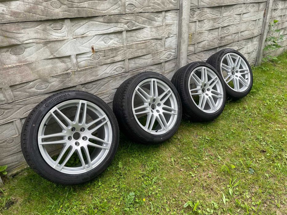 Koła fabryczne Audi S-line 19'' 5x112 (nowe opony 245/45 R19)