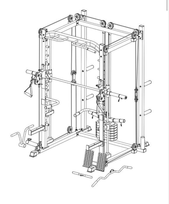 Maquina/rack de musculação
