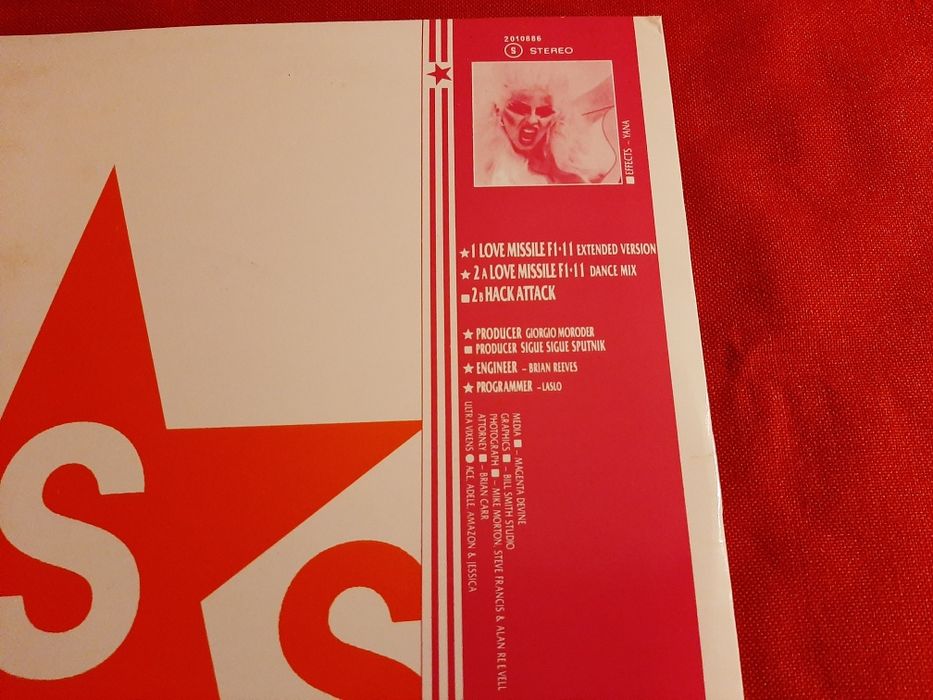 Sigue Sigue Sputnik - Love Missile F1-11 - maxi single vinil