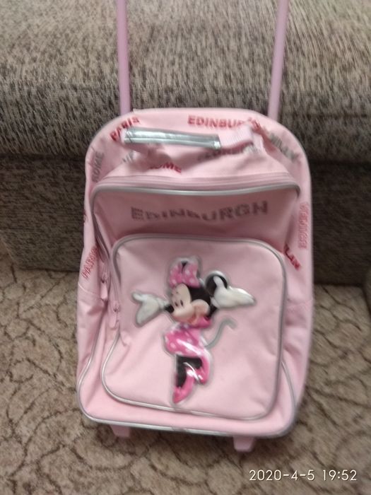 Рюкзак Disney на колесах и на плечи