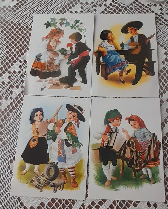1,50€ Postais regionais portugueses e pregões