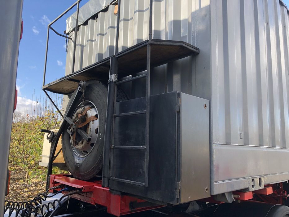 Полуприцеп Контейнеровоз с Ленивцем Зерновоз Прицеп под тягач с кузово