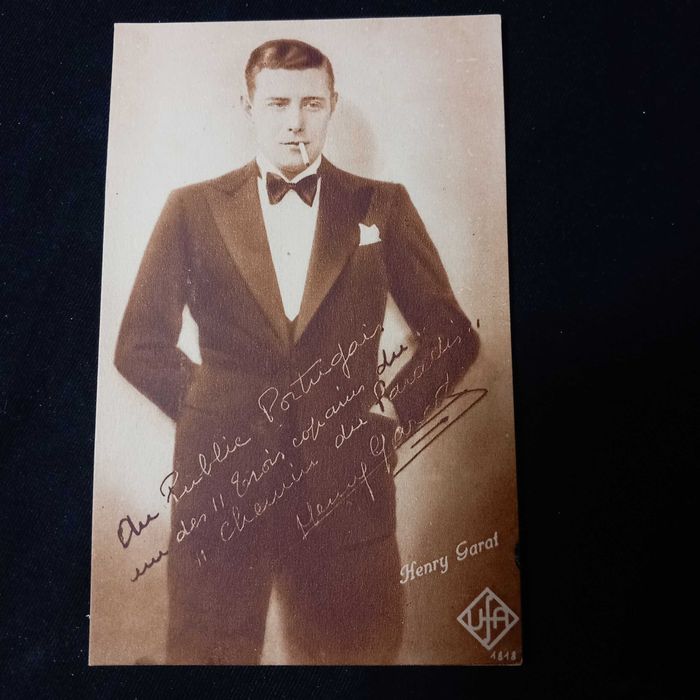 Postal ilustrado Henry Garat
