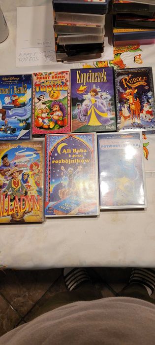 Bajki dla  maluchów na kasetach VHS