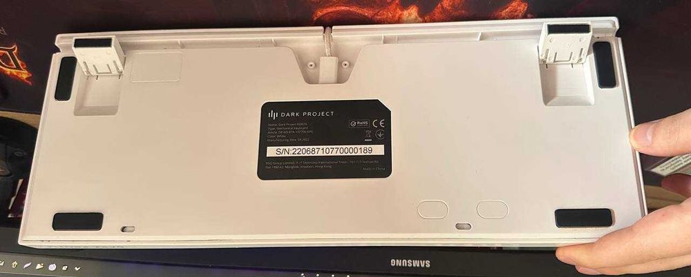 Ігрова Механічна Клавіатура Dark Project Pro KD87A PBT Gateron Teal