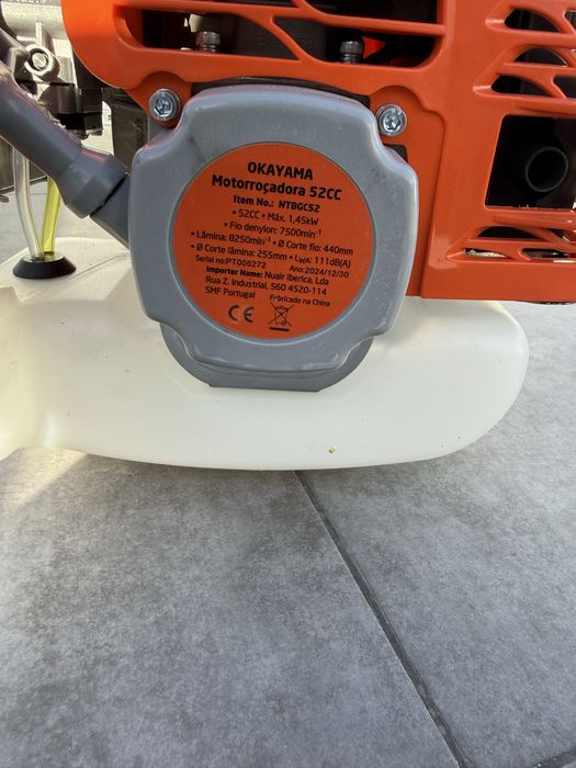 Roçadeira a gasolina 52cc