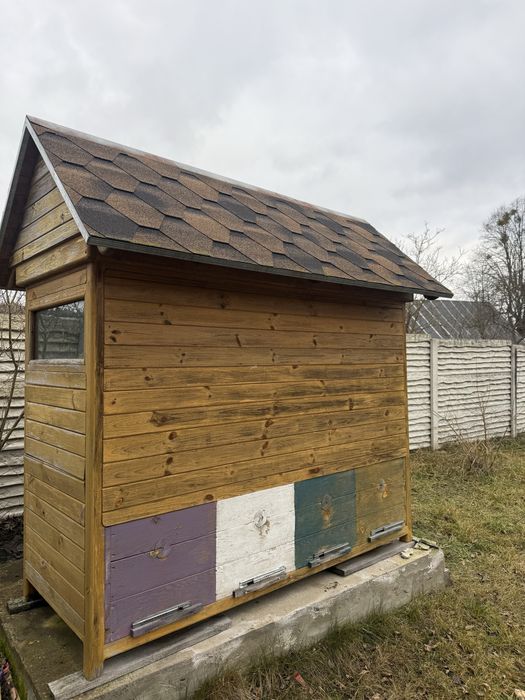 Апідомік на 4 вулики , будинок для бджіл, вулик