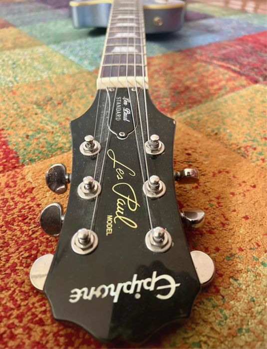 Epiphone Les Paul Standard – Pelham Blue – z futerałem