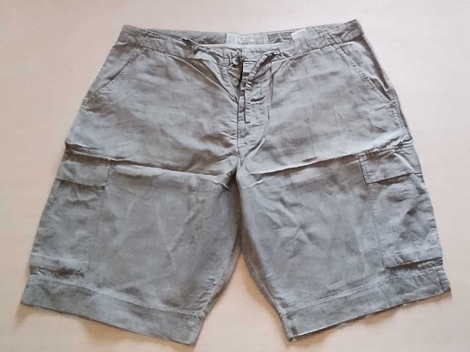 Springfield Linen-Style Casual Shorts, Size L