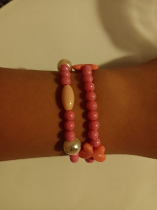 Dwie bransoletki hadmade