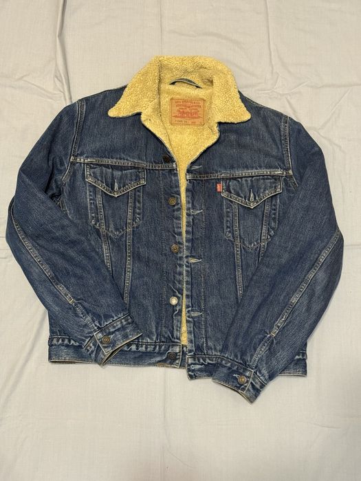 Levi’s Sherpa Куртка левайс джинсовка шерпа